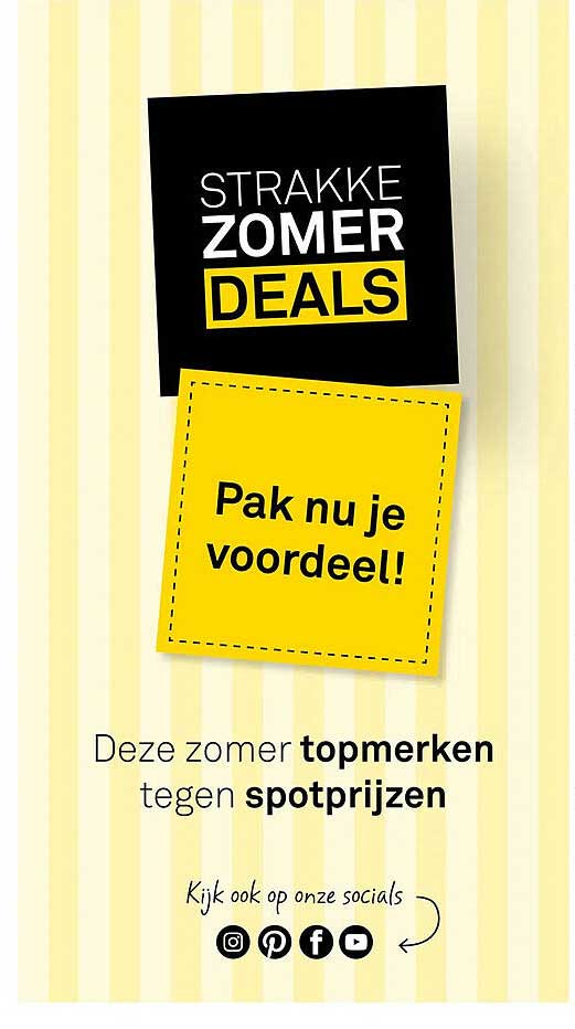 STRAKKE ZOMER DEALS