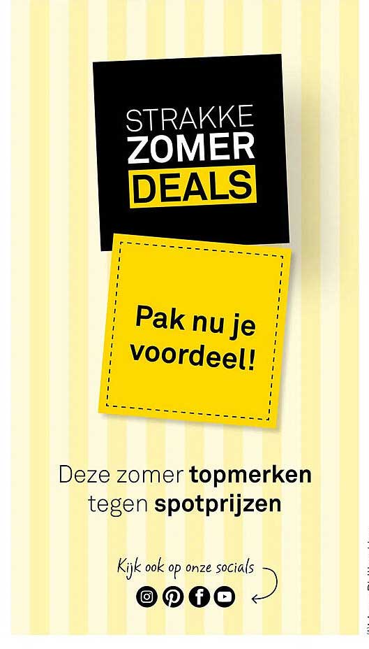 STRAKKE ZOMER DEALS