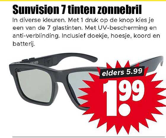 Sunvision 7 tinten zonnebril