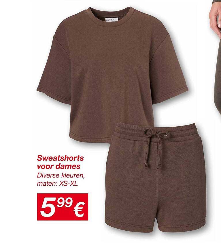 Sweatshorts voor dames