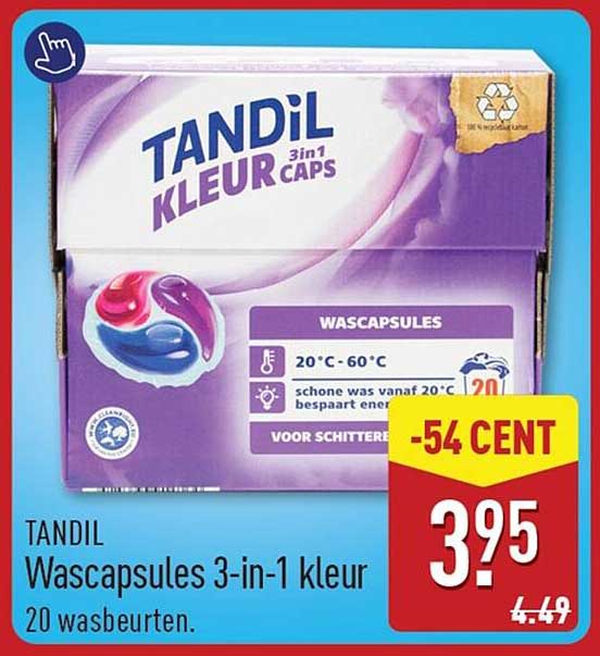 TANDIL Wascapsules 3-in-1 kleur