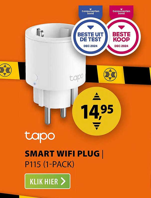 tapo SMART WIFI PLUG | P115 (1-PACK)