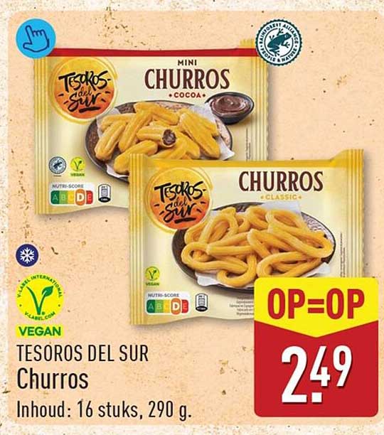 TESOROS DEL SUR Churros
