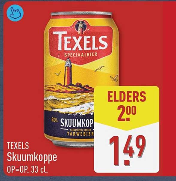 TEXELS Skuumkoppe OP=OP. 33 cl. ELDERS 2.00