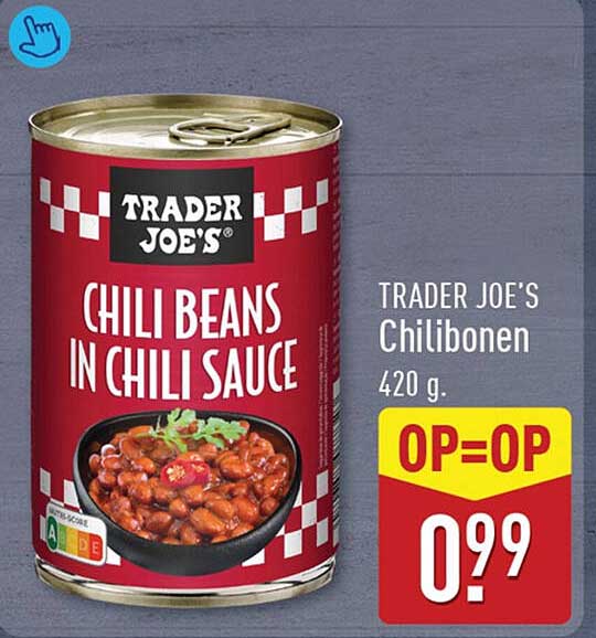 TRADER JOE'S Chilibonen 420 g. OP=OP