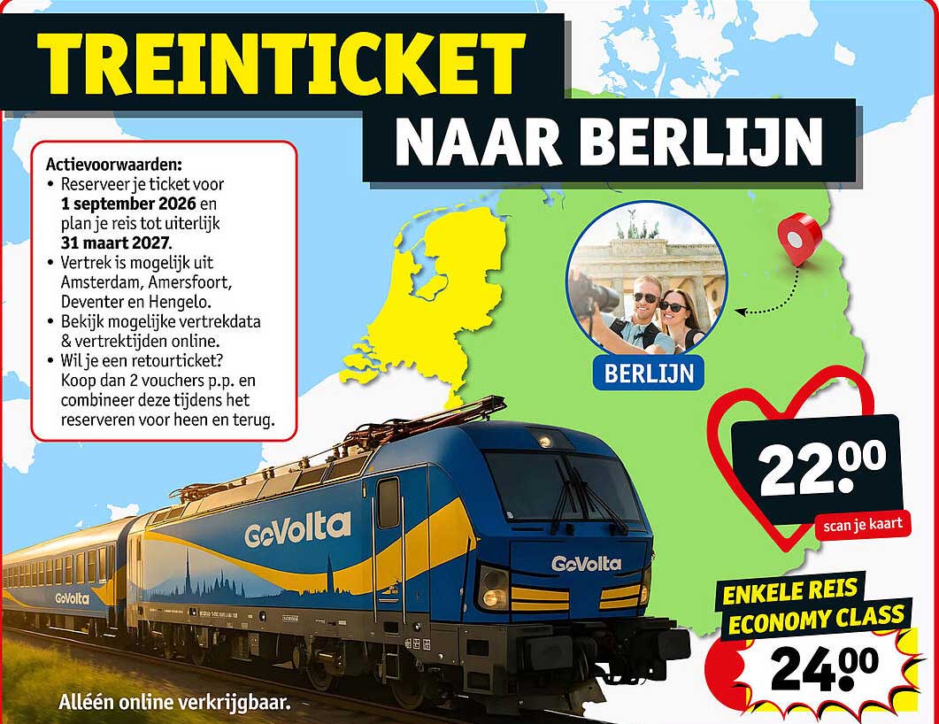TREINTICKET NAAR BERLIJN