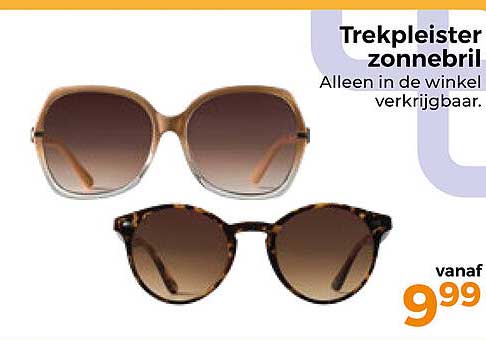 Trekpleister zonnebril