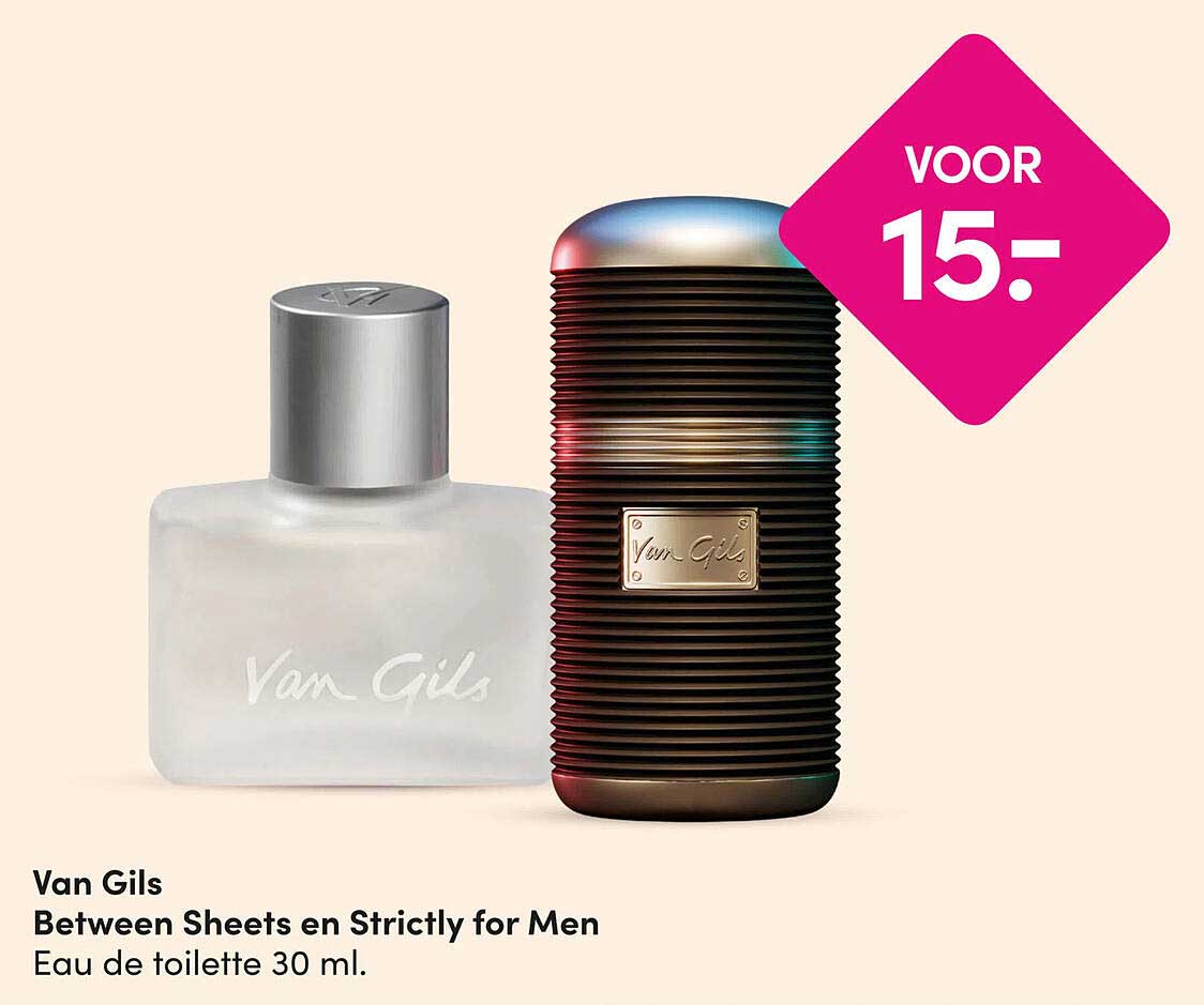 Van Gils Between Sheets en Strictly for Men Eau de toilette 30 ml.