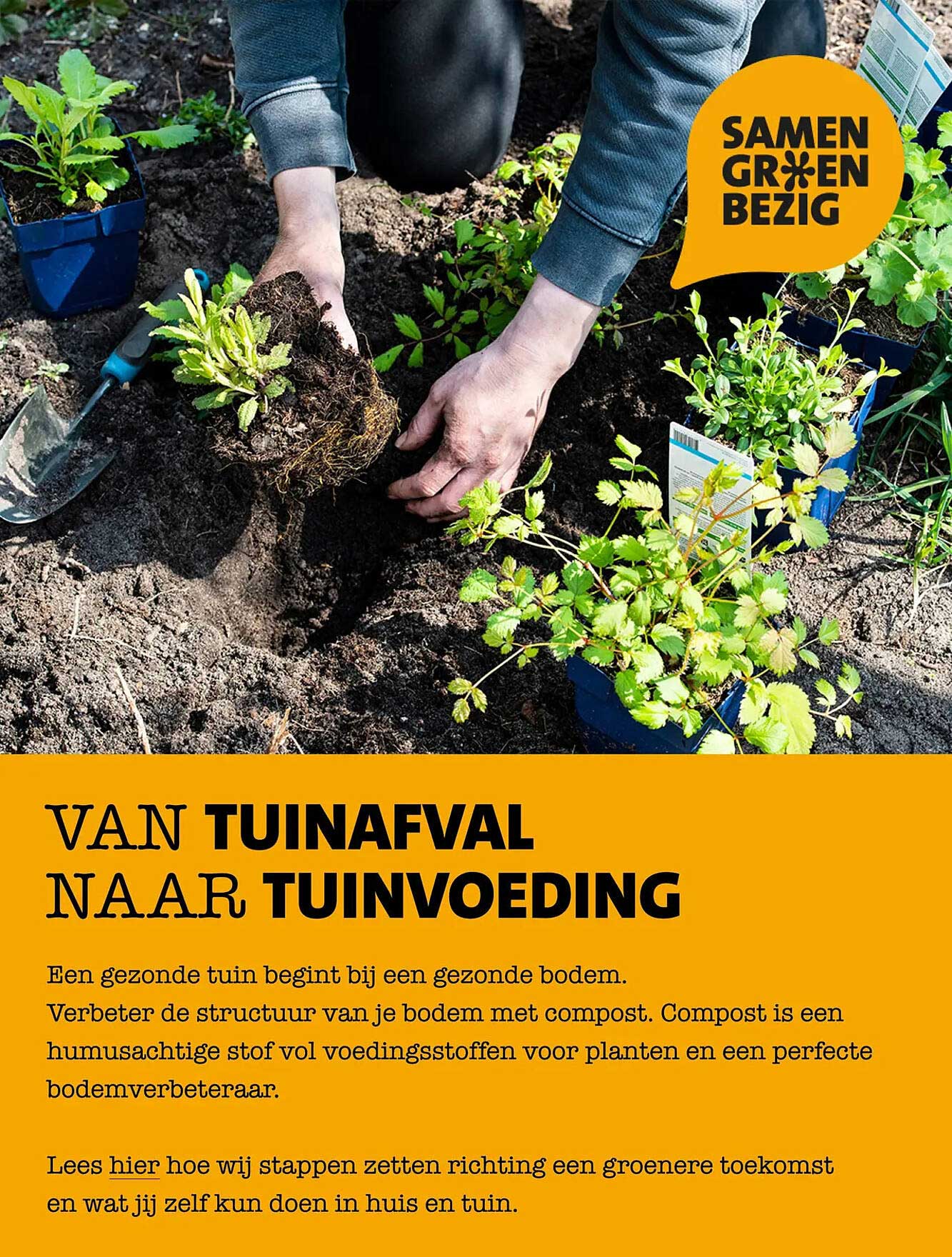 VAN TUINAFVAL NAAR TUINVOEDING