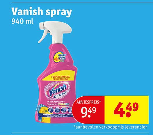 Vanish spray 940 ml