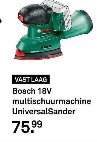 VAST LAAG Bosch 18V multischuurmachine UniversalSander