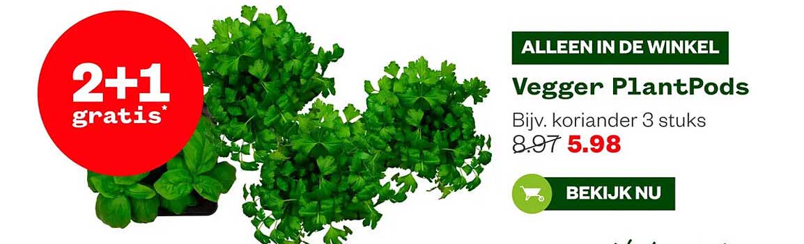 Vegger PlantPods 2+1 gratis
