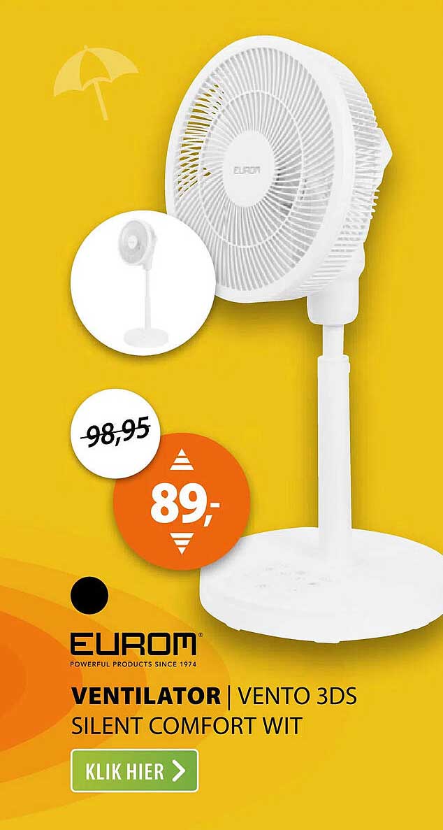 VENTILATOR | VENTO 3DS SILENT COMFORT WIT