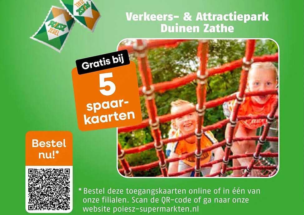 Verkeers- & Attractiepark Duinen Zathe Gratis bij 5 spaarkaarten