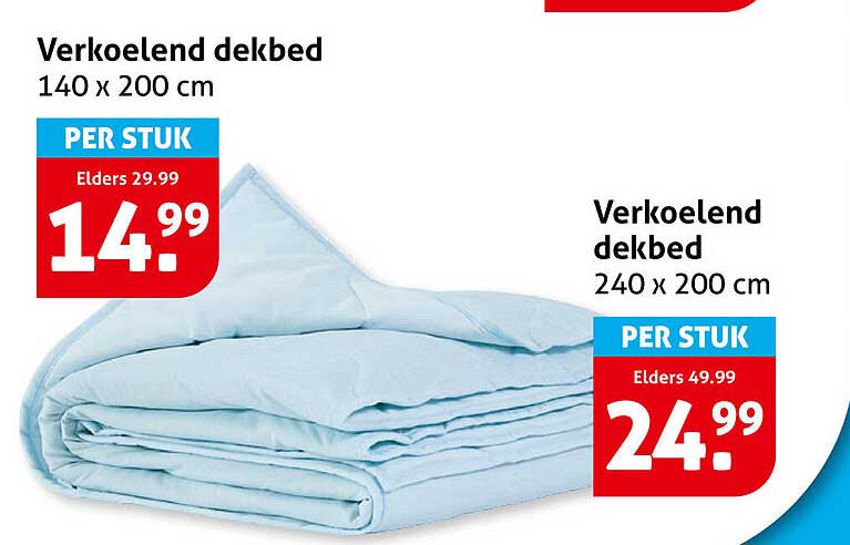 Verkoelend dekbed 140 x 200 cm