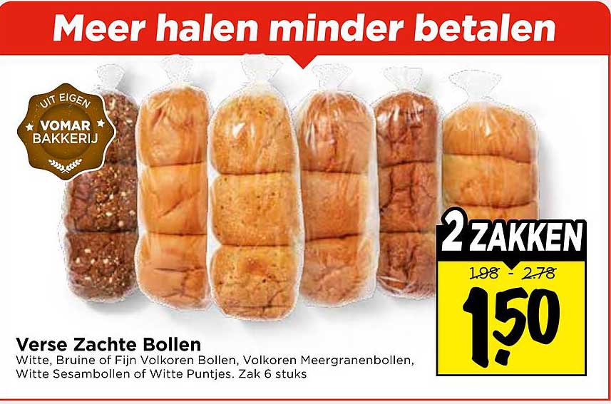 Vers Zachte Bollen 2 ZAKKEN