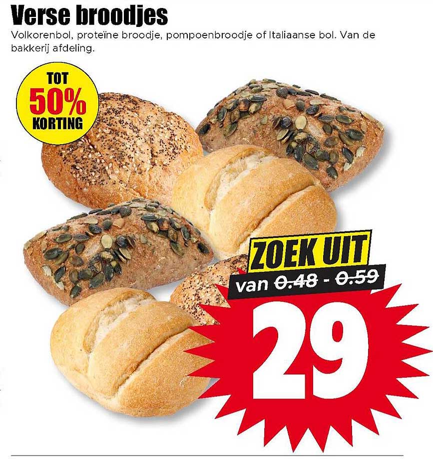 Verse broodjes