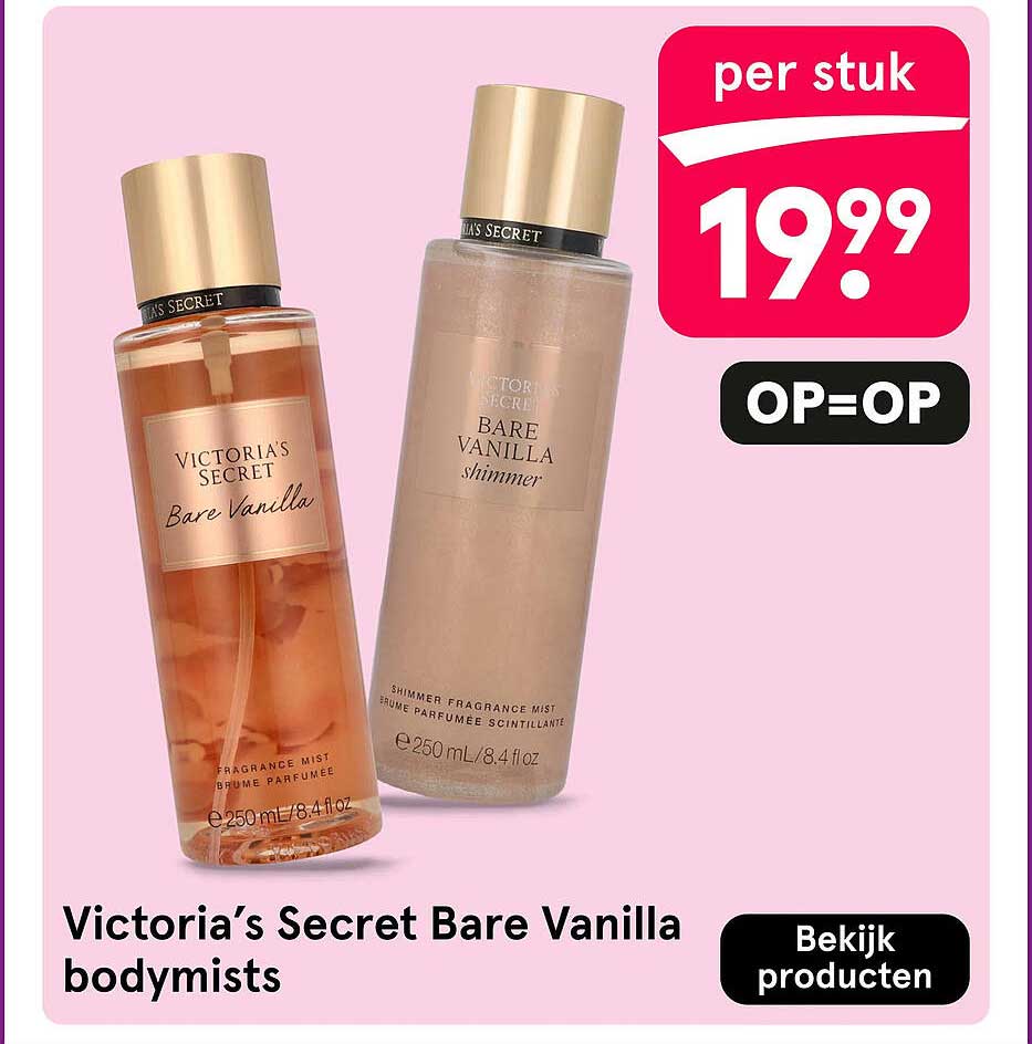 Victoria’s Secret Bare Vanilla bodymists