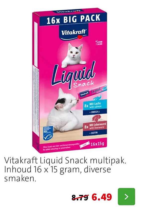 Vitakraft Liquid Snack multipak