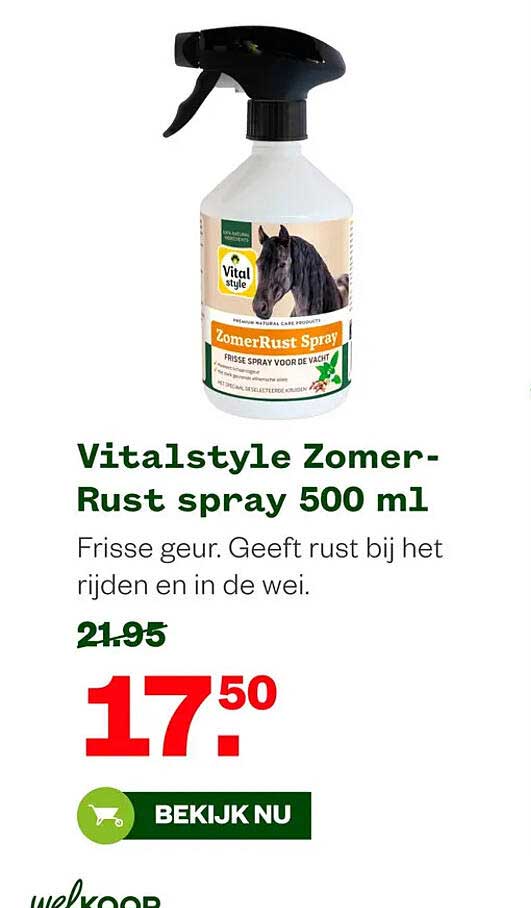Vitalstyle Zomer-Rust spray 500 ml