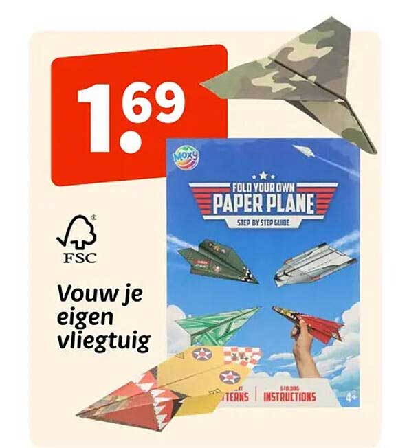 Vouw je eigen vliegtuig