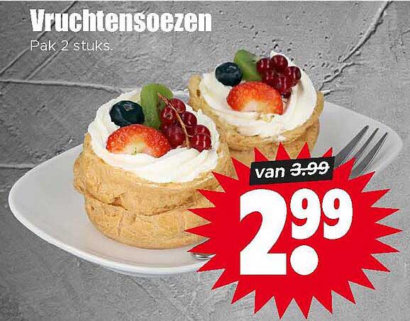 Vruchtensoezen Pak 2 stuks.