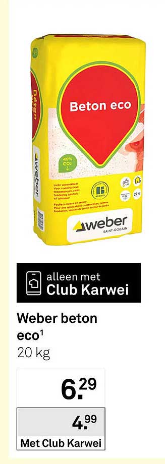 Weber beton eco 20 kg