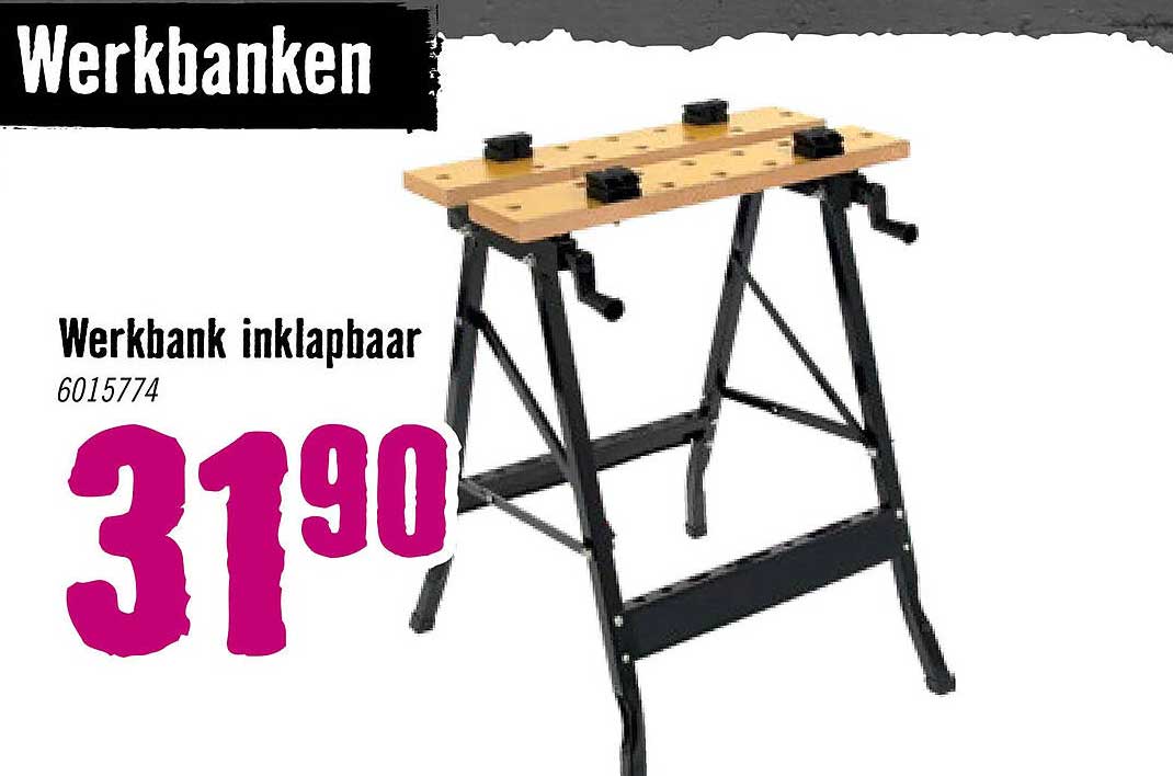 Werkbank inklapbaar