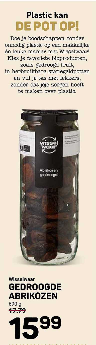Wisselwaar GEDROOGDE ABRIKOZEN