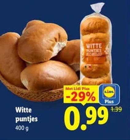 Witte puntjes 400 g