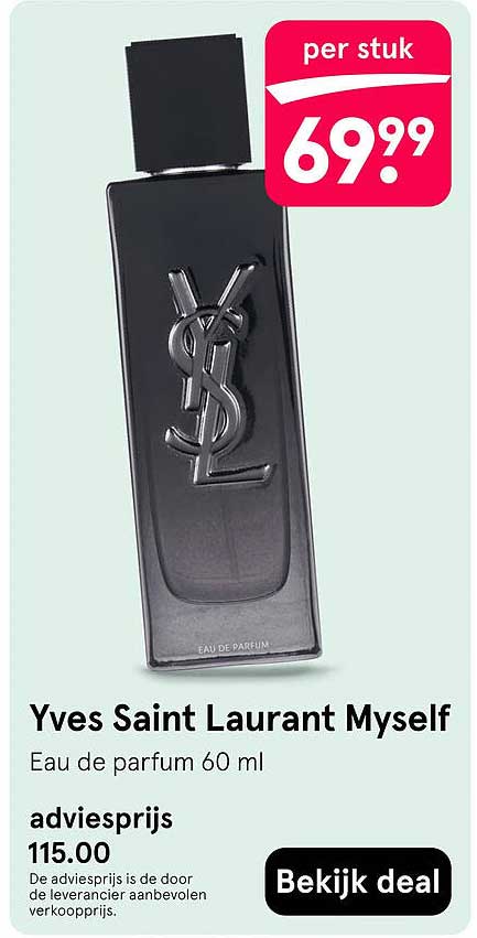 Yves Saint Laurant Myself Eau de parfum 60 ml