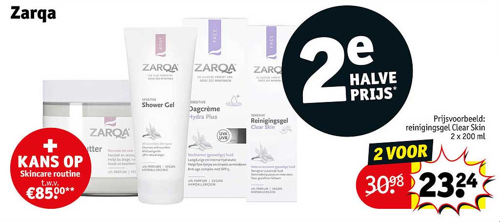Zarqa 2e halve prijs