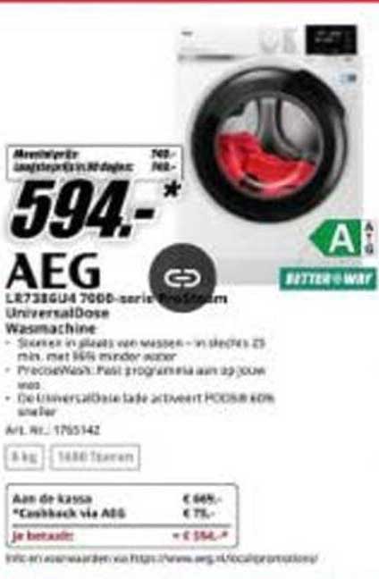 AEG L27369U4 7000-serie UniversalDose Wasmachine