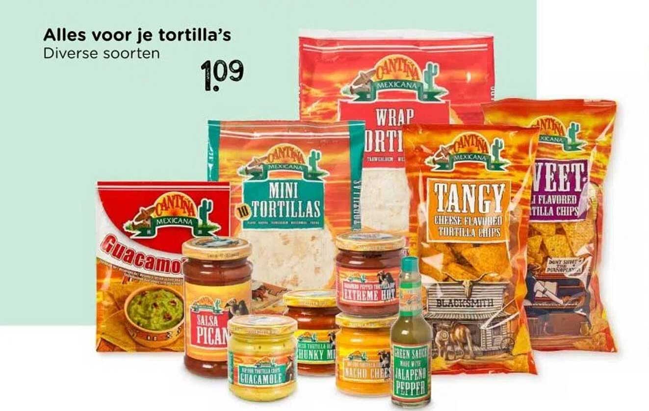 Alles voor je tortilla's - Diverse soorten