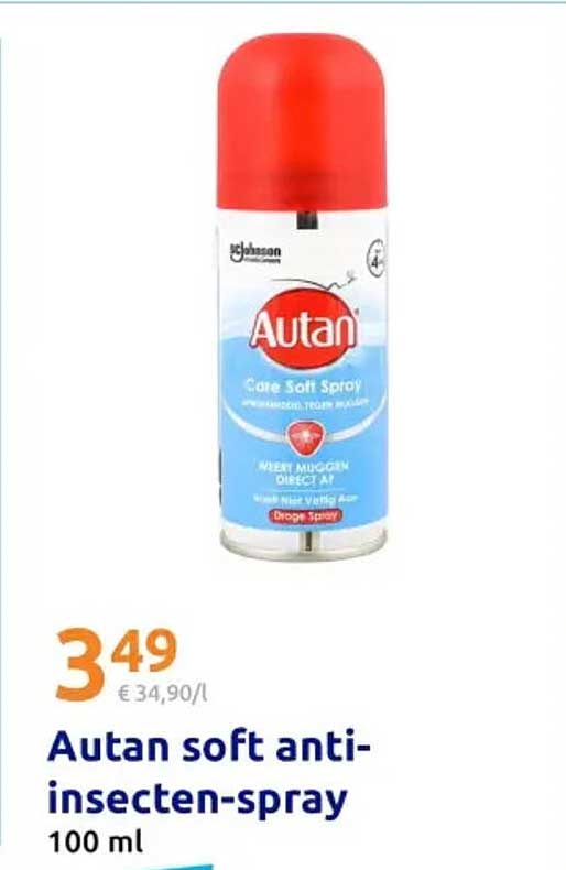 Autan soft anti-insecten-spray 100 ml