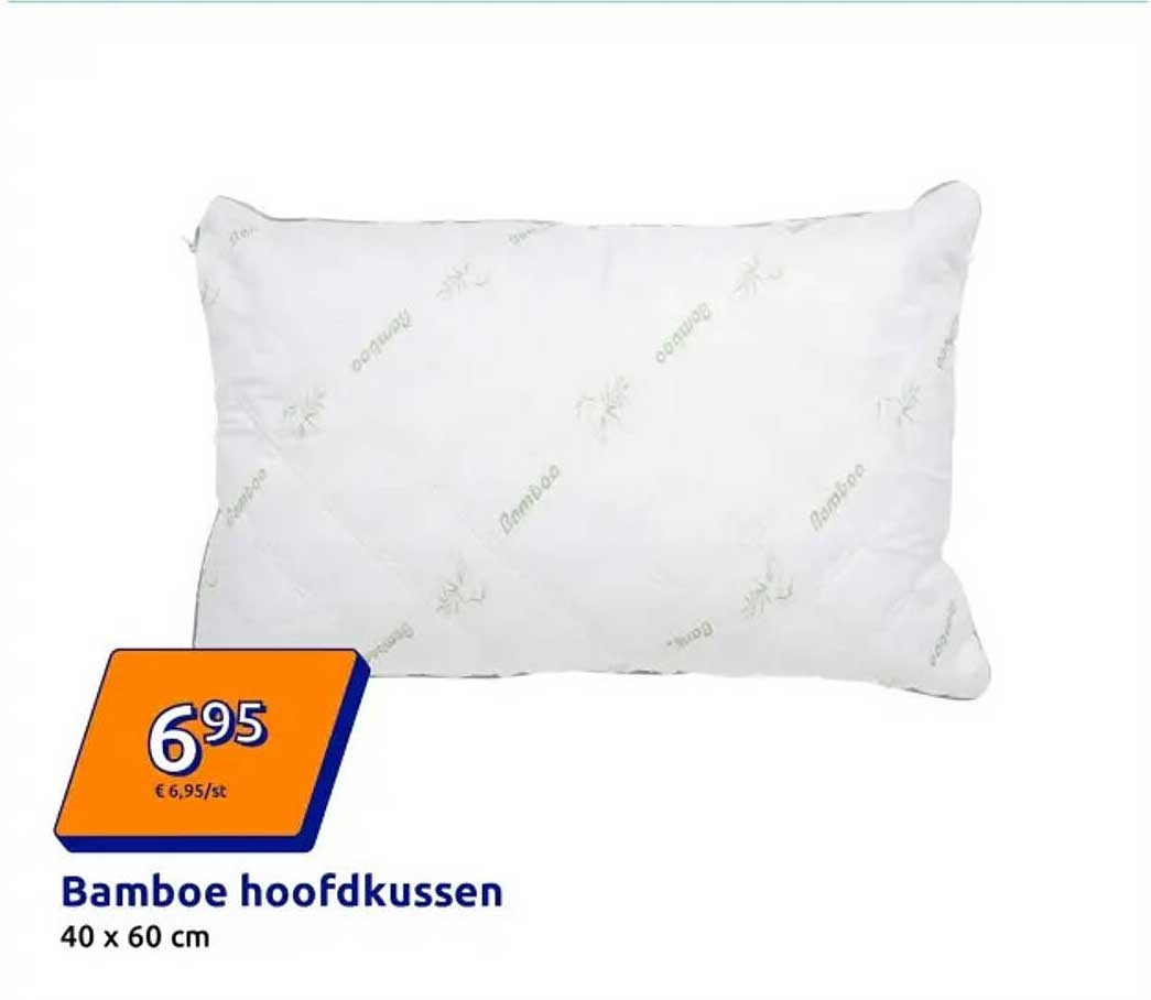 Bamboe hoofdkussen