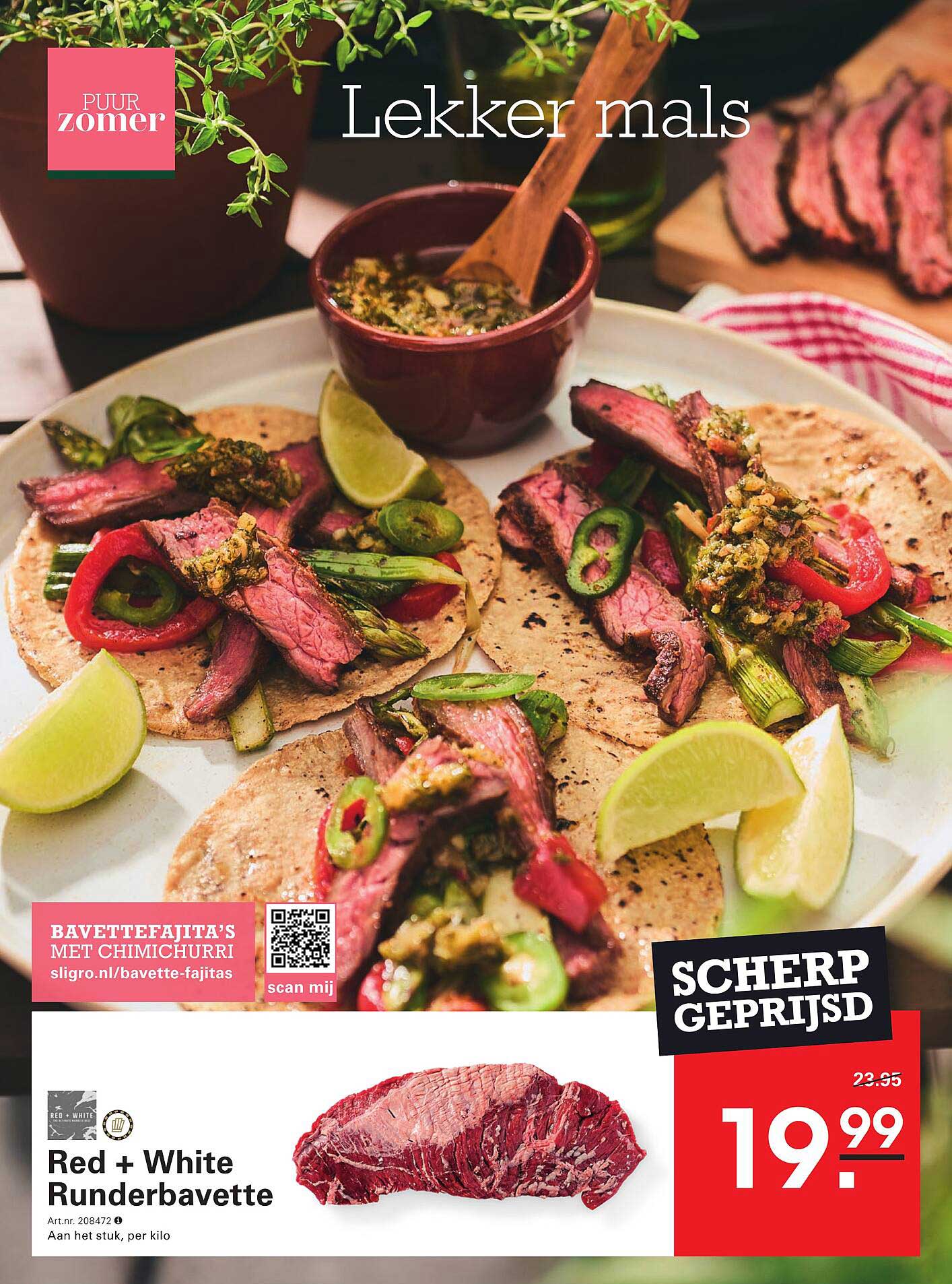 Bavettefajita's met Chimichurri