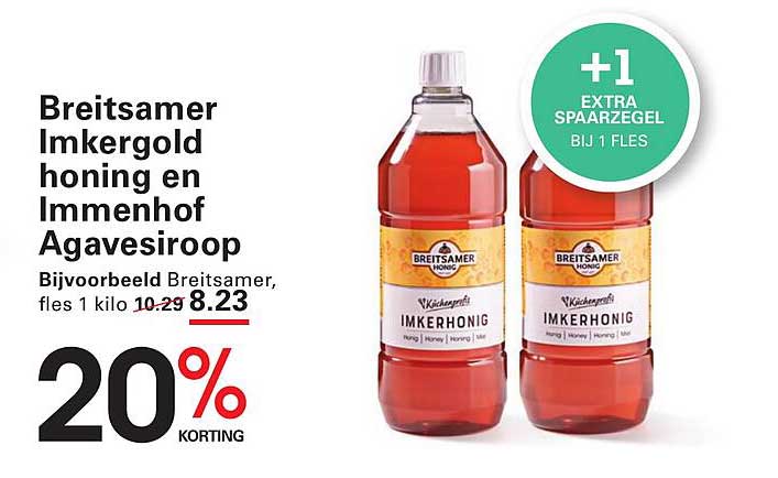 Breitsamer Imkergold honing en Immenhof Agavesiroop