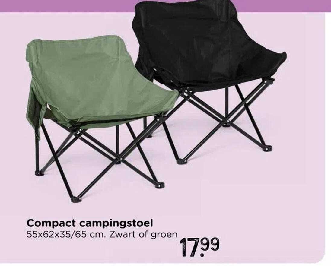 Compact campingstoel