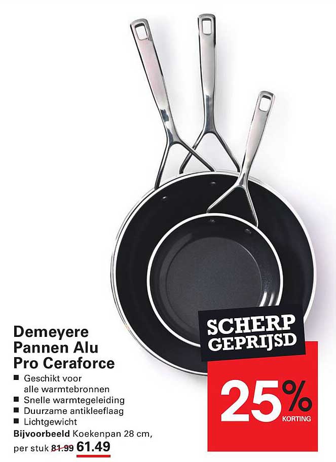 Demeyere Pannen Alu Pro Ceraforce
