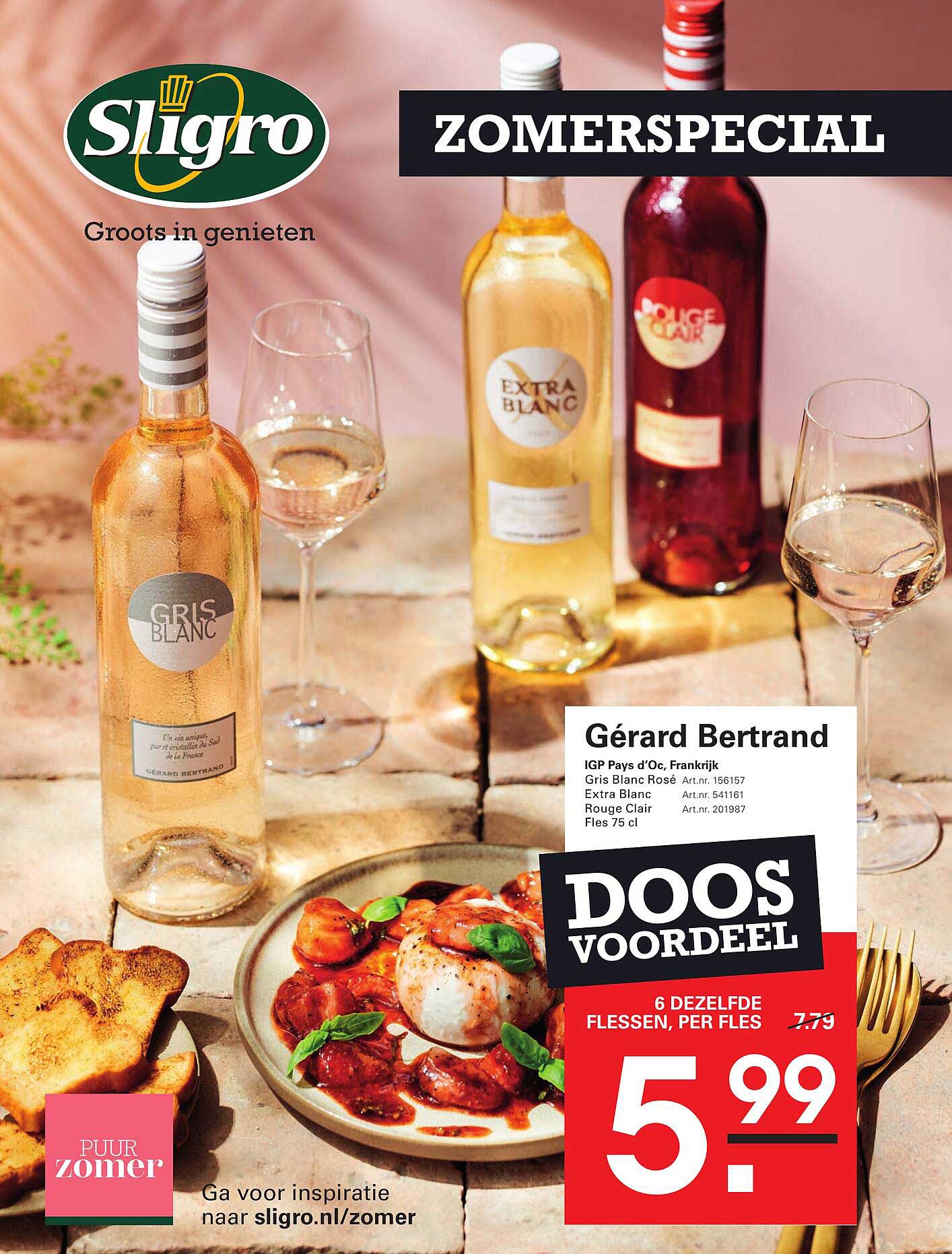 DOOS VOORDEEL: 6 DEZELFDE FLESSEN, PER FLES