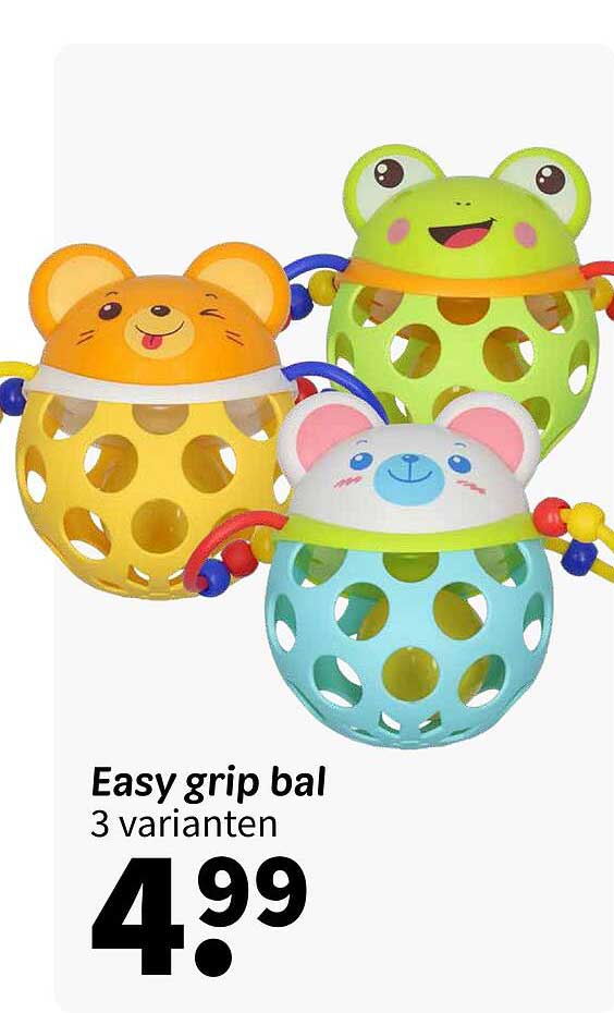 Easy grip bal - 3 varianten