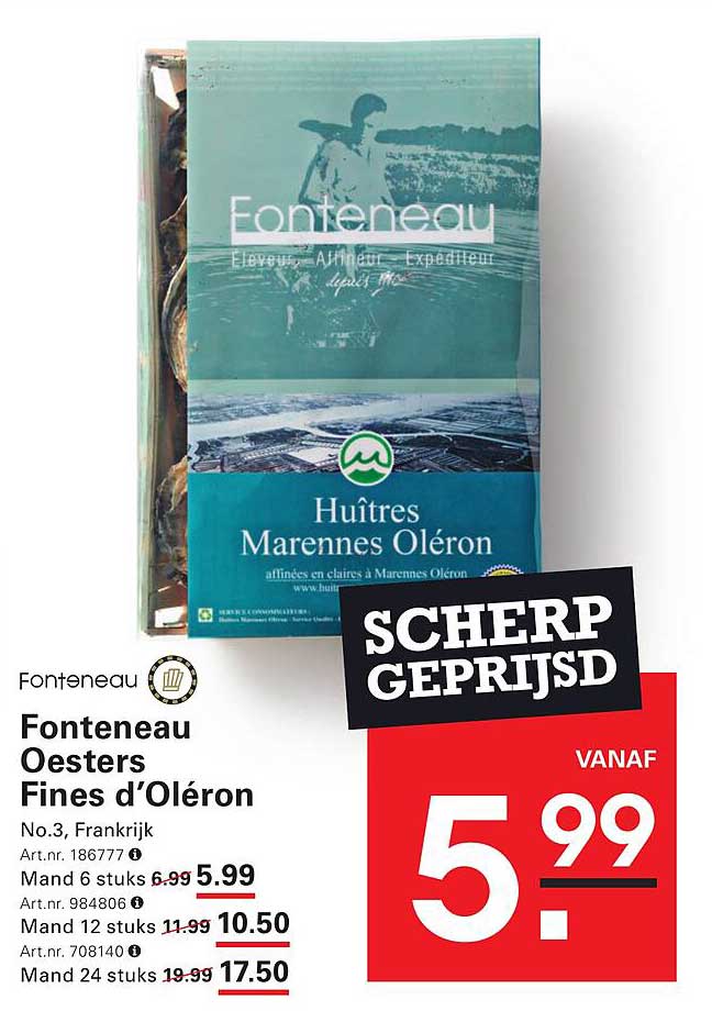 Fonteneau Oesters Fines d'Oléron