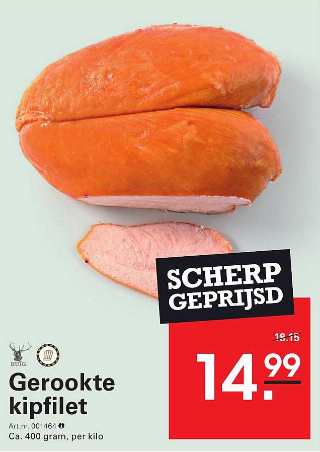 Gerookte kipfilet