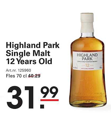 Highland Park Single Malt 12 Years Old