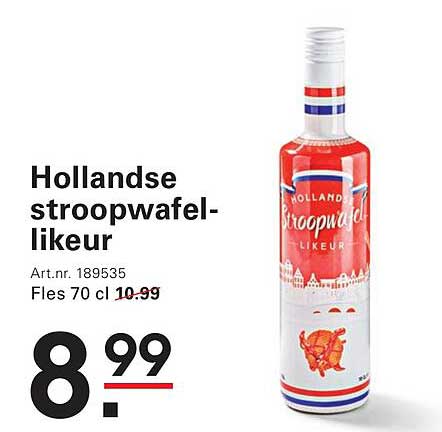 Hollandse stroopwafel-likeur