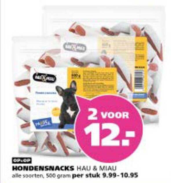HONDENSNACKS HAU & MIAU