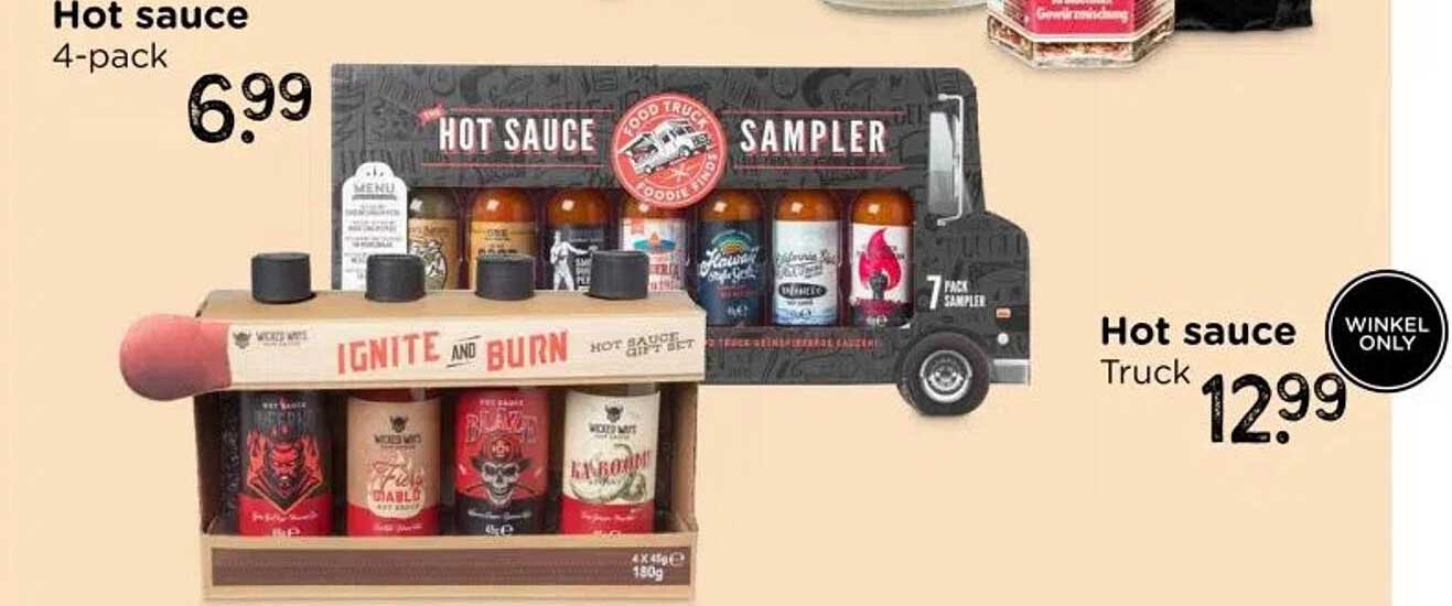 Hot sauce 4-pack