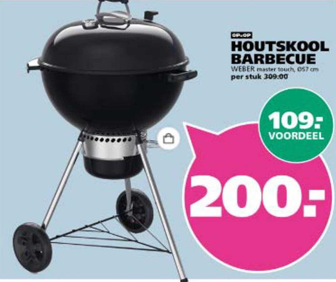 HOUTSKOOL BARBECUE WEBER master touch, Ø57 cm