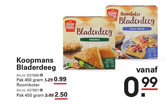 Koopmans Bladerdeeg